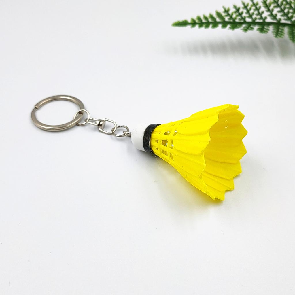 Креативный мини-брелок для бадминтона, милый волан, брелки, брелок для ключей от автомобиля, сумка, подвеска, ювелирные изделия, клубные подарки