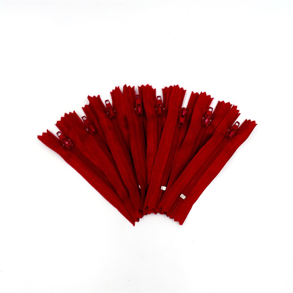 10 шт. 3-24 дюйма (7,5-60 см) Нейлоновые спиральные молнии для индивидуального шитья Нейлоновые молнии оптом 20 цветов