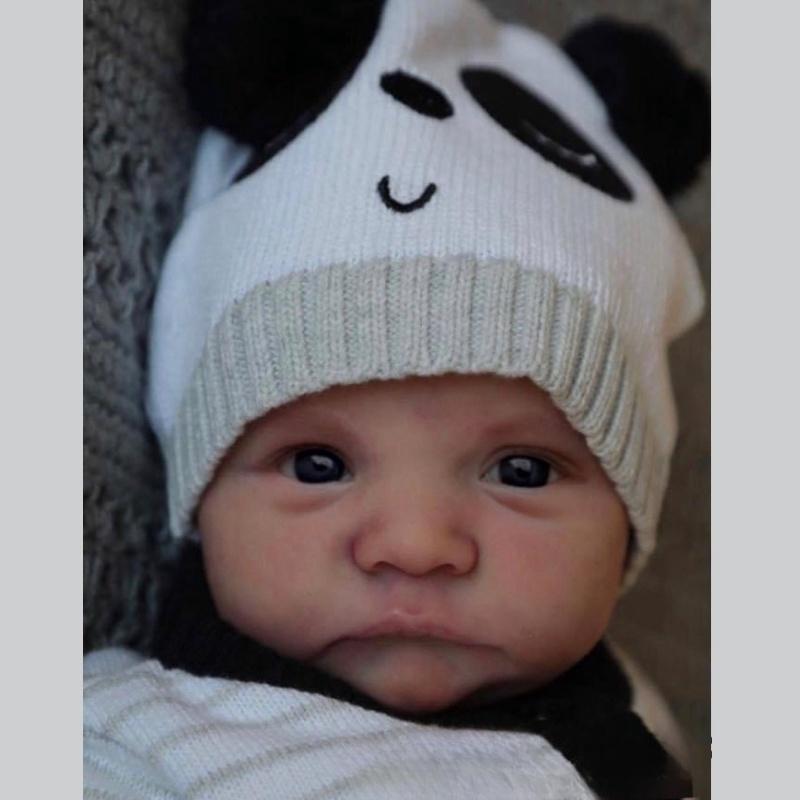 18-дюймовый комплект кукол Reborn Levi с закрытыми или открытыми глазами, мягкие виниловые формы для кукол, пустой неокрашенный комплект в разобранном виде, аксессуары для игрушек ручной работы «сделай сам»