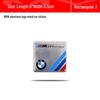 BMW M Performance Metal Logo Stickers: Aluminum Nameplate and Fender Decals