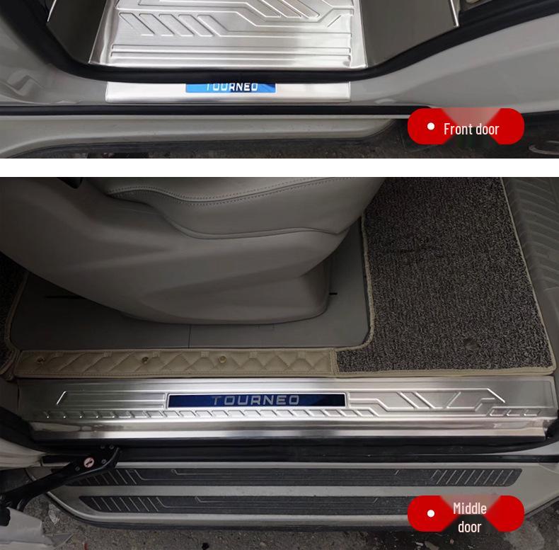 Комплект порогов и защиты заднего бампера Ford Tourneo