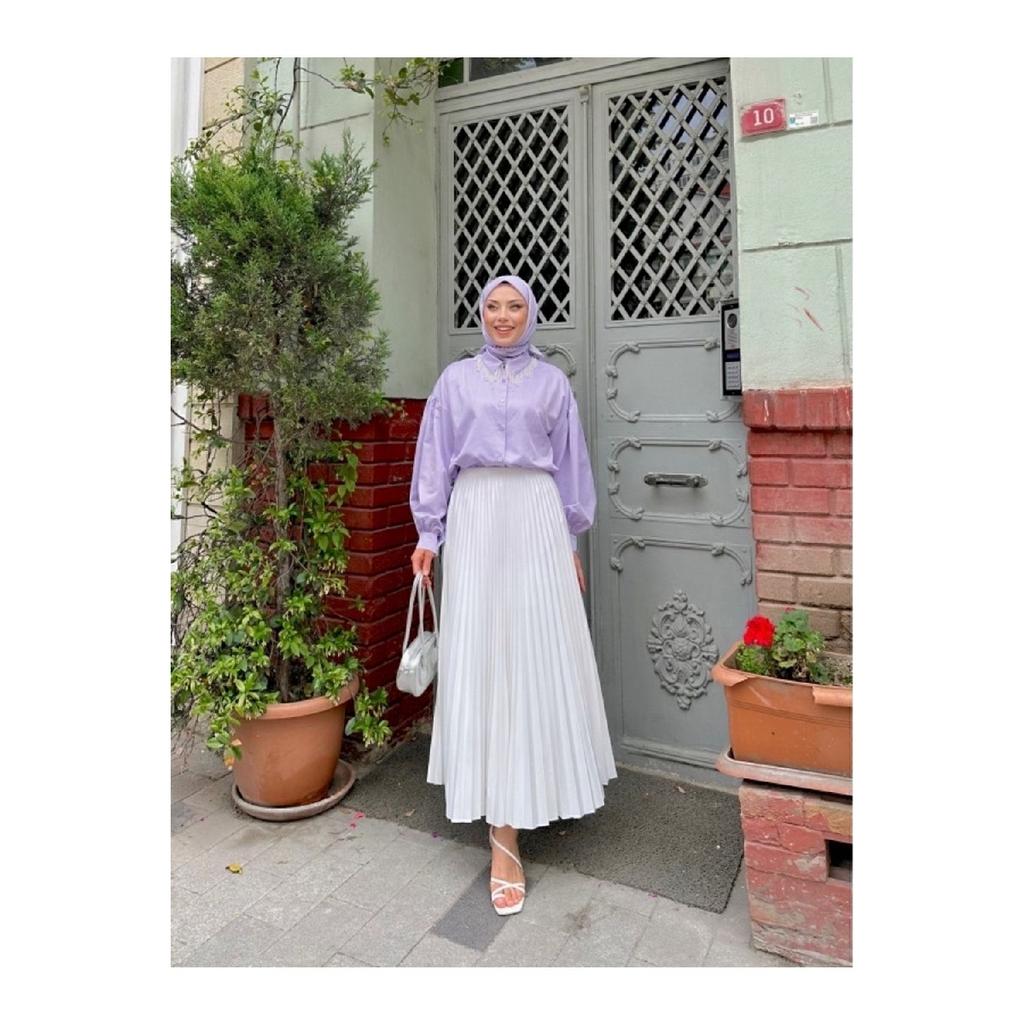 Плиссированная юбка в хиджабе