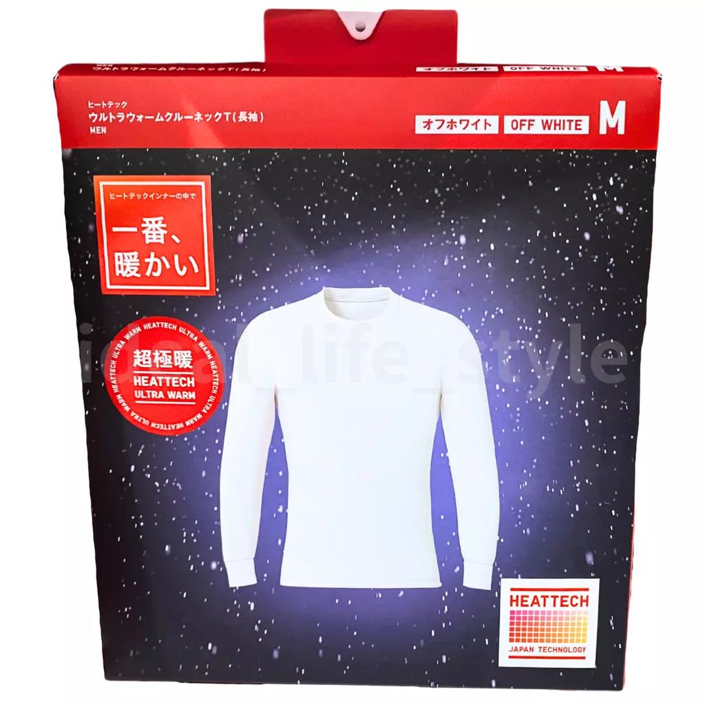 Uniqlo HEATTECH Ultra Warm Crew Neck Long-Sleeve T-Shirt XS-4XL Men 472926 NWT