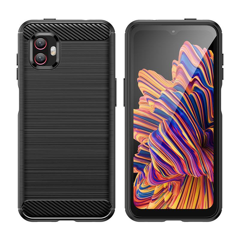 Suitable for Samsung Xcover6Pro phone case Xcover Pro2 protective cover, brushed soft silicone, full protection, anti-drop