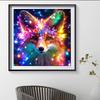 Full 5D DIY Diamond Painting Colorful Fox Diamond Embroidery Full Cross Stitch Home Decor Handmade Gift