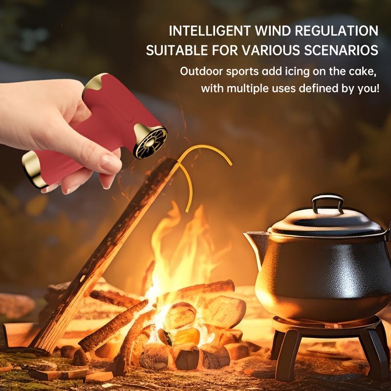 Новый высокоскоростной бесщеточный фен с турбонаддувом, портативный пылесос с сильным ветром, безлопастной зарядный мини-вентилятор для кемпинга