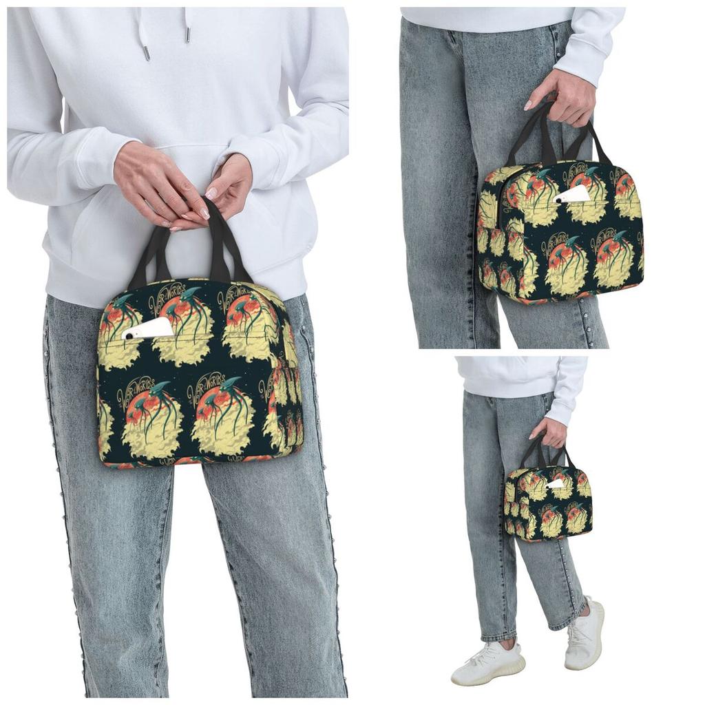 War Of The Worlds Insulated Lunch Bag for Women Office Cooler Thermal Food Box Tote Portable Lunch Boxes Container
