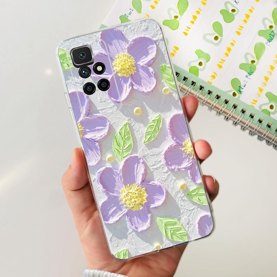 Чехол для Xiaomi Redmi 10 Милый Модный Расписной Чехол Мягкий Силиконовый Корпус Для Redmi 10 Prime Redmi10 2022 Чехлы для Телефона 6.5'' Бампер