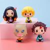 Style Cartoon Fun Demon Slayer Tanjiro And Nezuko Pvc Models Ideal For Office Display
