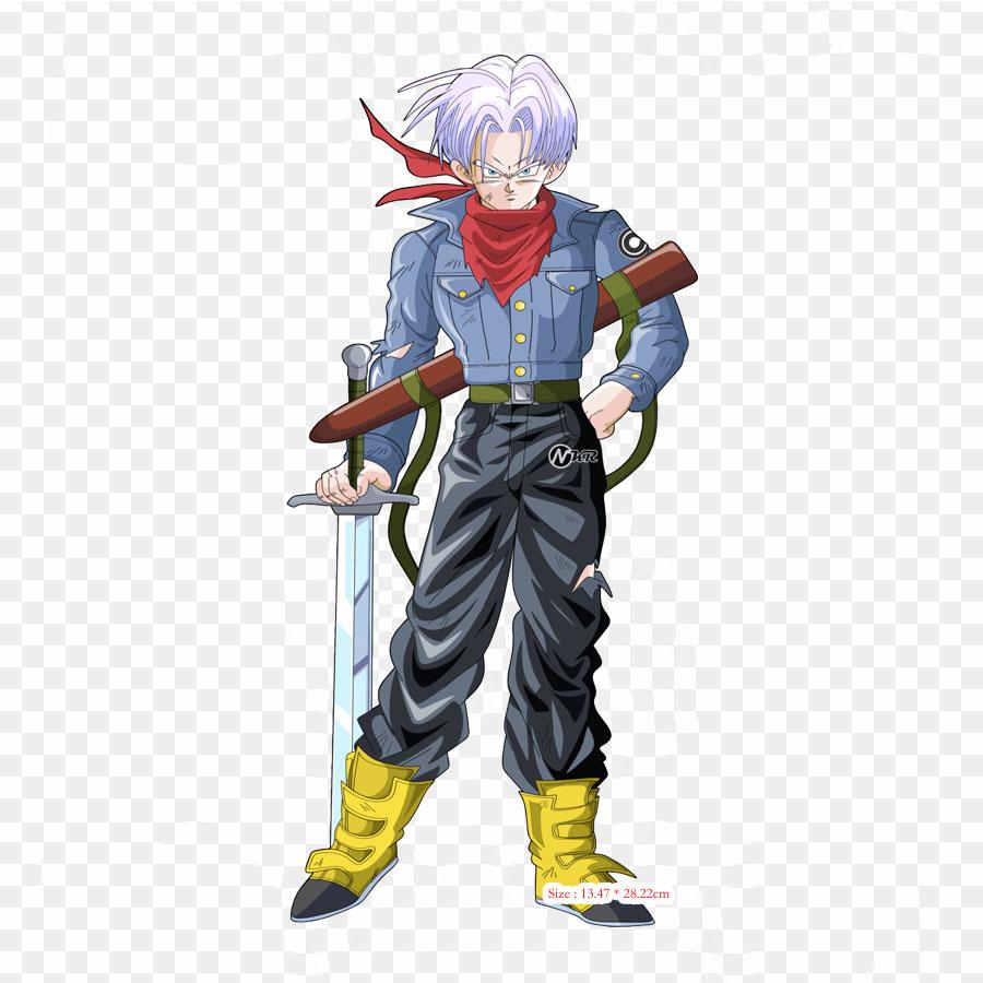 Patches For Clothes Bag Iron On Thermal Stickers Trunks Dbz Trunks Gohan Pattern Washable Heat Transfer