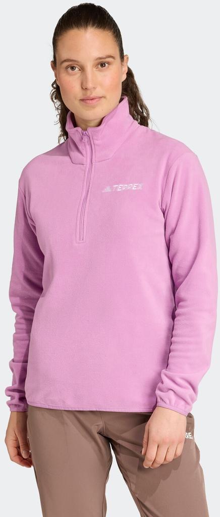 Adidas Terrex Multi Essentials Half Zip Fleece Jacket purple AFAL