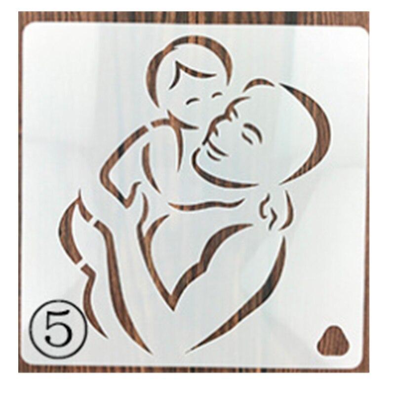 15*15 см цветок розы DIY многослойные трафареты настенная живопись Diy раскраска для скрапбука тиснение альбом декоративная открытка шаблон