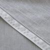 Satin bedding 220x200cm flowers ash gray white