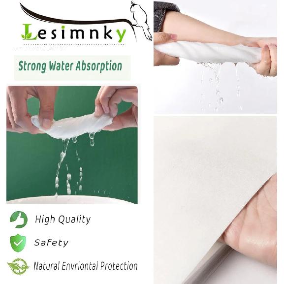 Disposable Bird Cage Liner Paper Absorbent Parrot Tray Pad Thickened Manakin Budgie Cockatiel Cage Bottom Mat Pet Hygienic Clean