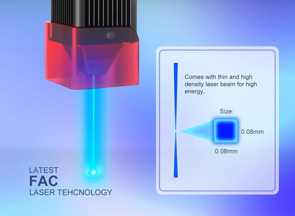 Лазерный гравер LONGER RAY5, 32-битный набор микросхем, подключение к Wi-Fi, сенсорный экран и автономная резьба