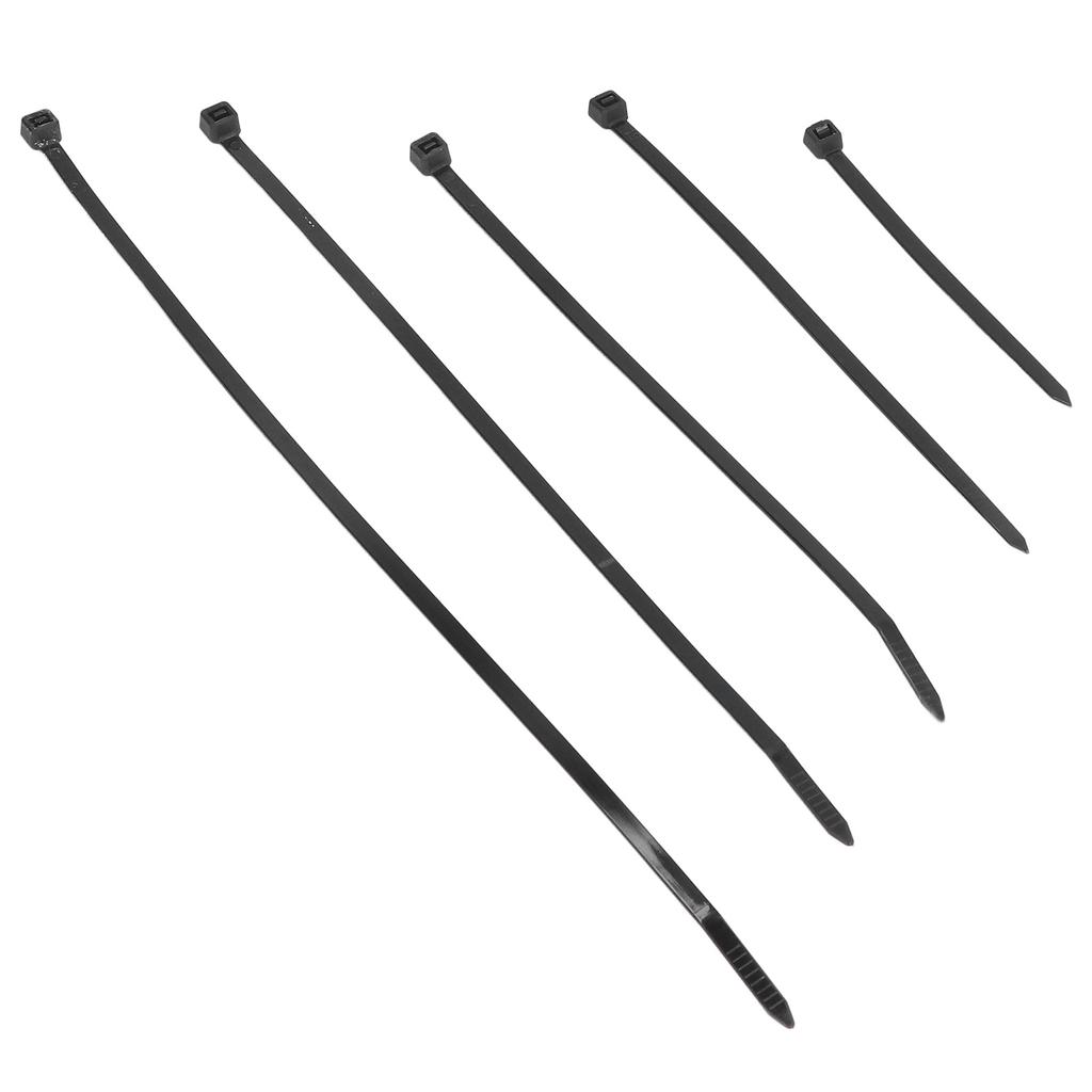 700Pcs Cable Tie 40lb Strength Hose Zip Self Locking Set Kit for Wire Line Black