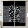 Joy Division Unknown Pleasures Шторы для гостиной 2 шт. Бесплатная доставка Жалюзи для дома и декора Щупальца Перегородка
