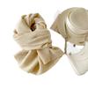 Wholesale Solid Color Scarf Winter Versatile Cashmere Scarf Fashion Pleated Warm Long Scarf Shawl Scarf Wholesale
