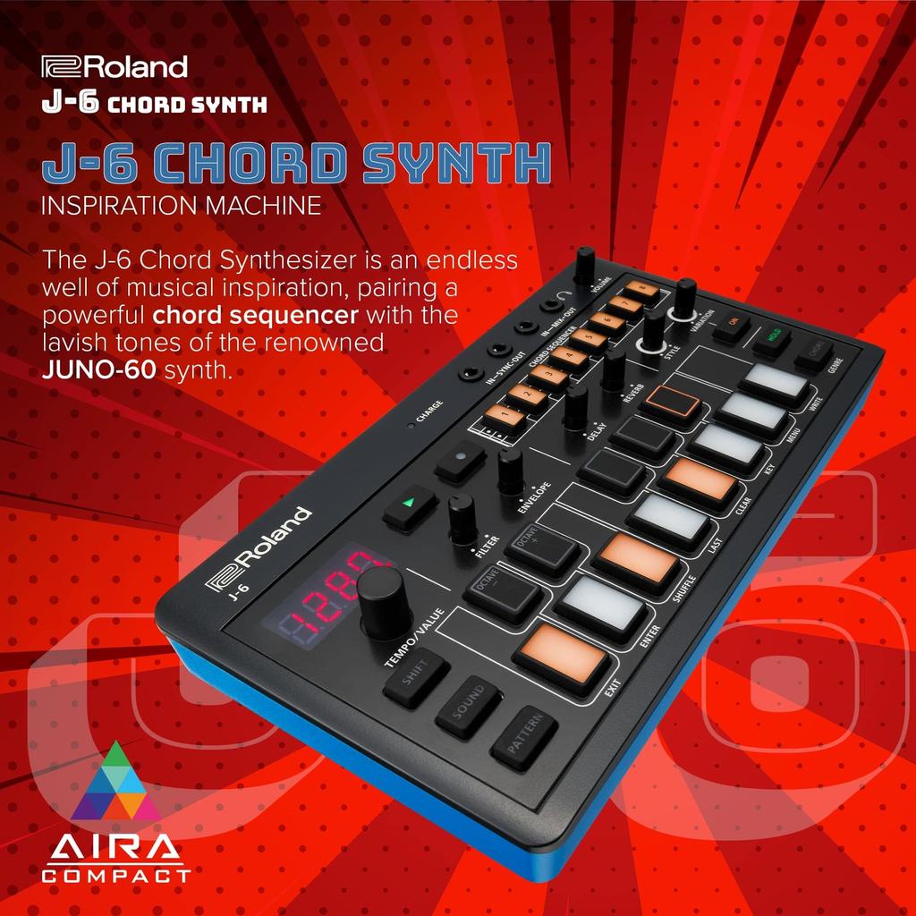 Roland AIRA Compact CHORD SYNTHESIZER Roland J-6