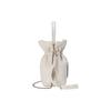 Gucci Blondie Removable Chain Strap Drawstring Closure Tassel Leather Bucket Bag Mini Women bags White 760313-AACP7-9022