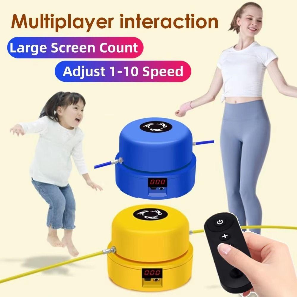 Remote Control Electric Rope Skipping Machine Digital Counter Skipping Rope Machine Indoor