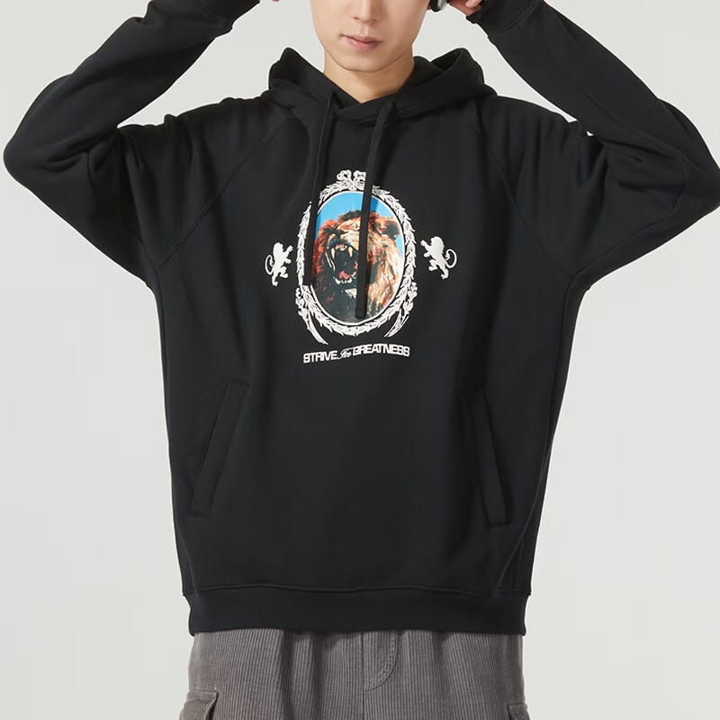 Nike Толстовки Мужские Черные С Капюшоном Умеренные Другие FB7124-010