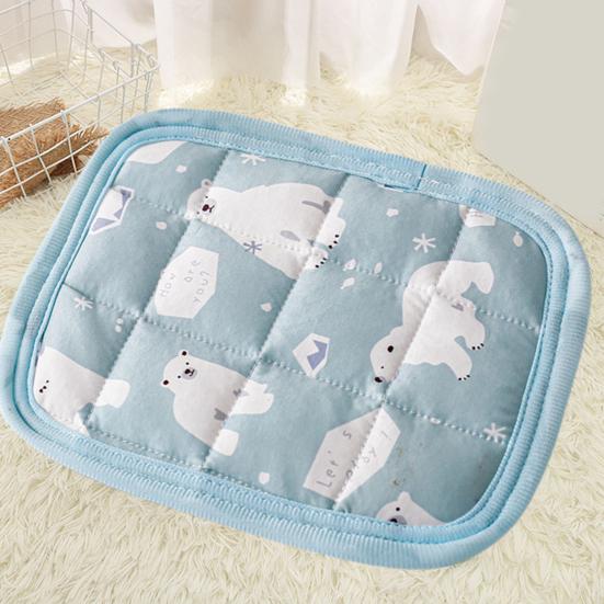 Подушка для хомяка, нескользящая нижняя часть, крутая охлаждающая ткань с мультяшным рисунком, подушка для сна в виде хомяка, товары для дома и домашних животных