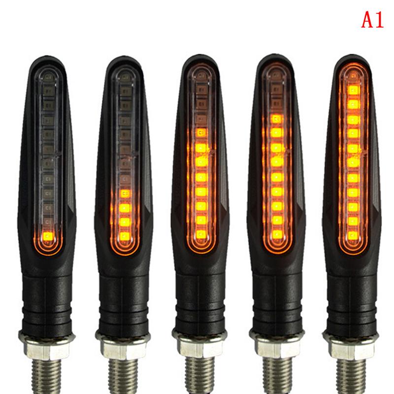 1шт универсальный плавный мотоцикл светодиодный индикатор указателя поворота