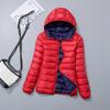 Women Light Weight Winter Jackets Autumn Hooded Windproof White Duck Down Coats Ultralight Portable Puffer Parkas