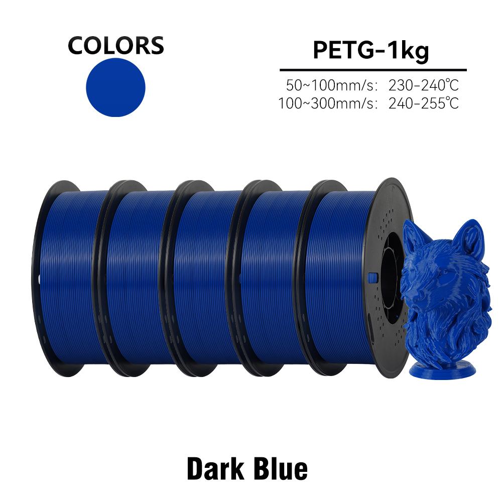 KingRoon 5KG 10KG PLA PETG Filament 1.75mm 3D Printer Plastic No Bubble Spool 3D Printing Materials for 3D Printers