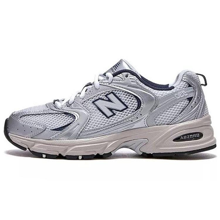 New Balance Кроссовки унисекс 530 Steel Grey Silver White Navy MR530KA