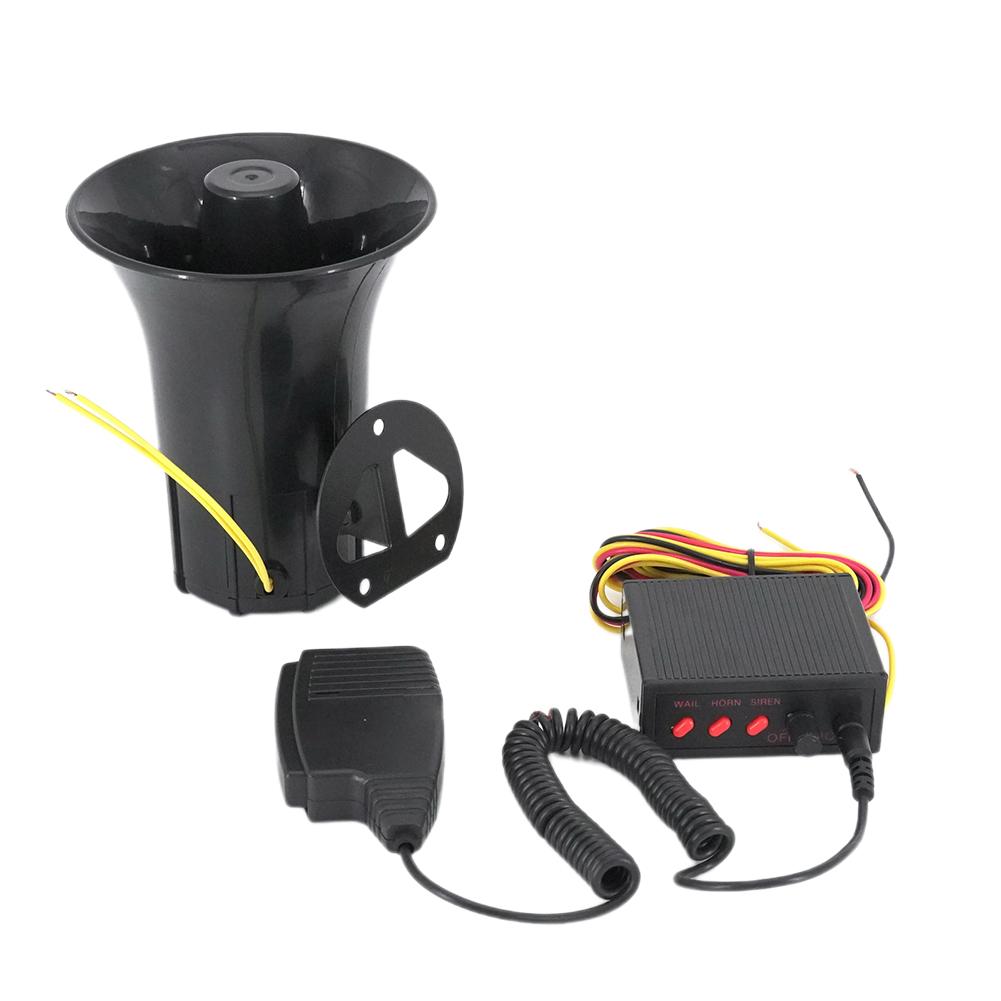 Автомобильная сирена для мотоцикла, грузовика, аксессуары, универсальный 12 В, 50 Вт, автомобильный гудок, мегафон, 3-звуковой аварийный предупреждающий сигнал для лодки