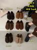 Leather velvet casual lazy comfortable versatile casual all-inclusive Birkenstocks women