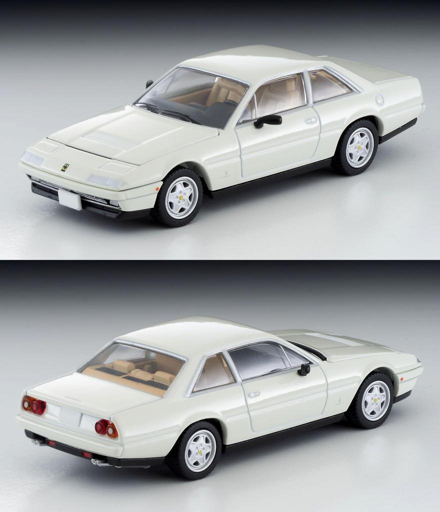 Tomica Limited Vintage Neo Ferrari 412 White Finished Product LV-N