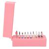 Nail Bits Displayer Organizer 30 Holes Dustproof Cover Safe Tungsten Steel Mini Nail Bits Holder