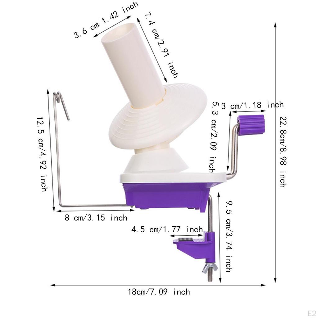 Ручная намотка пряжи для шерсти, портативная вязальная машинка, подарок для рукоделия, практичная, прочная намотка нити
