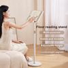 86.5-135cm Height Adjustable Floor Stand Laptop Display Holder Support Hands-Free Reading Stands Book Bracket With Paper Clip