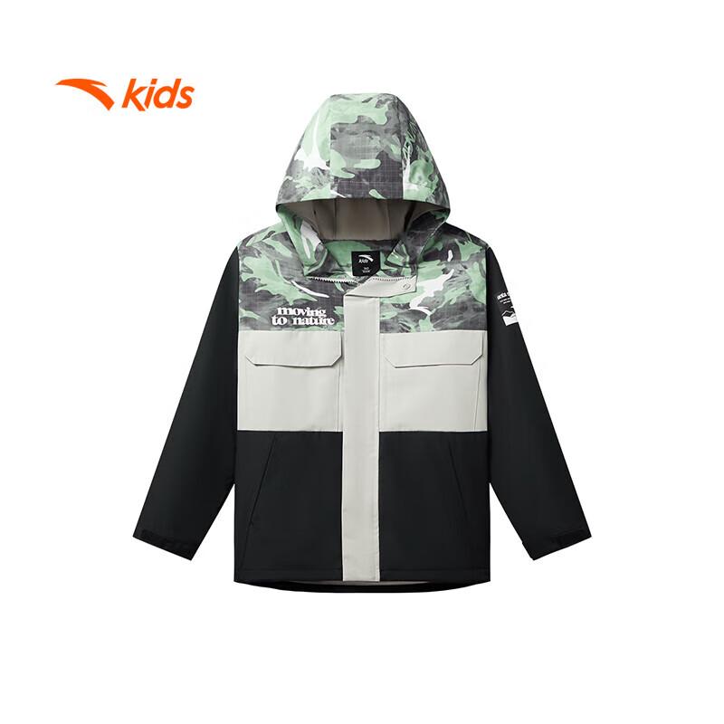 Anta Kids Boys' Winter Fleece Lined Soft Shell Jacket