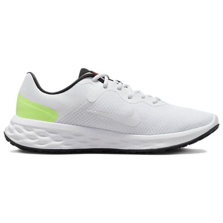 Nike Мужские кроссовки Revolution 6 Next Nature SE Mixing and Matching White Black Fuchsia-Dream FJ1049-100