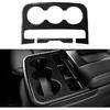 Car Carbon Fiber Decal Center Console Lower Panel Sticker Cover Interior Trim Decal For Chevrolet Silverado/GMC Sierra 1500 2500HD 3500HD 2014-2018
