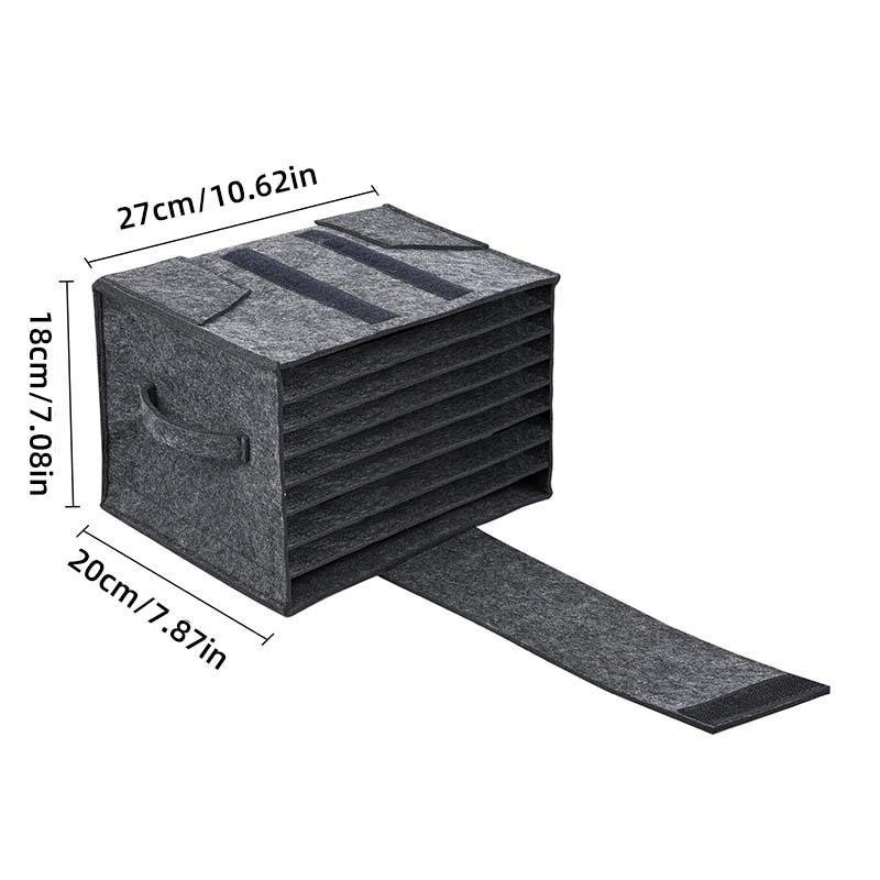 Войлочная доска, сумка для хранения тарелок и чашек, утолщенная стойка для походной посуды, контейнер для кухонного шкафа для автофургона, многослойная коробка для хранения тарелок