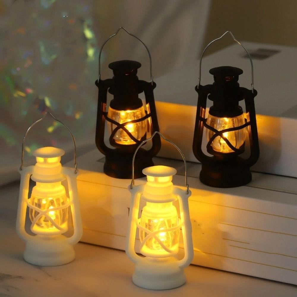 Creative LED Electronic Candle Light Flameless Outdoor Hanging Small Lanterns Bedroom
