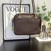 Calfskin Hand-knitted Shoulder Bag 2025 New Commuter Casual Handbag Luxury Cross-body High-end Trend