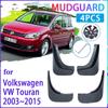 4 PCS Car Mud Flaps for Volkswagen VW Touran 2003~2015 Mudguard Splash Guards Fender Mudflaps Auto Accessories