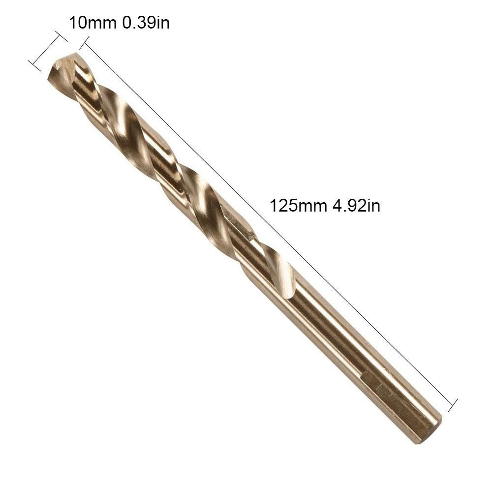 Износостойкое спиральное сверло с кобальтовым покрытием, набор для открывания отверстий из быстрорежущей стали, прочный многофункциональный инструмент для металлообработки