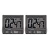 2PCS Digital Timer Multifunctional Magnetic Digital Countdown Timer with Large Digital Display for