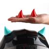 2 шт., мотоциклетный шлем, милый угловой резиновый рожок, украшение для мотокросса, анфас, внедорожный шлем, украшение, мото автомобильные аксессуары