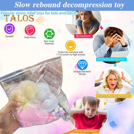 Большая игрушка для снятия стресса с кошки, красочная игрушка для снятия стресса с кошки, мягкая игрушка для снятия стресса с кошки, ...