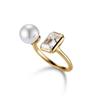 Tani By mineTani Modern Pearl Duo Ring Ms4r002q