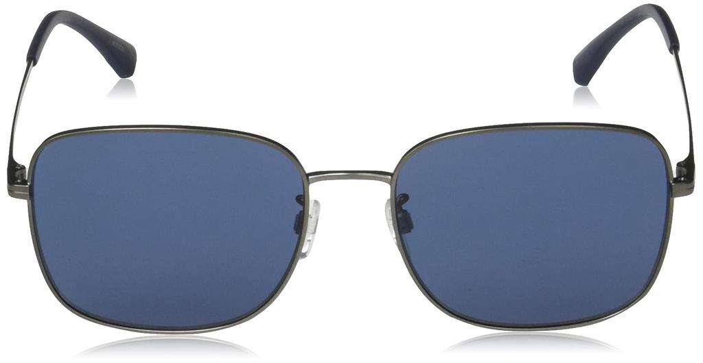 Солнцезащитные очки EA2117D MATTE LENS 58 [Emporio Armani] мужские GUNMETAL/BLUE